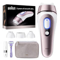 Braun Skin i-Expert Smart IPL PL7219 at Home Laser Hair Removal for Women and Men with App, Premium Pouch, Venus Razor, 2 Smart Heads, Facial Trimmer