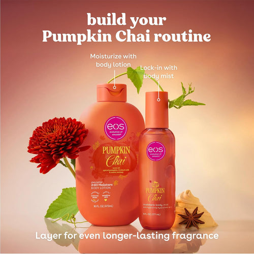 eos Pumpkin Chai Shea Better Body Lotion - 24H Moisture, 16 fl oz